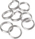 Pawfly 100 Pack 2/5 Inch Mini Split Jump Ring with Double Loops Small Metal Rings Connectors for Jewelry Necklaces Bracelets Earrings Crafts Ornam...