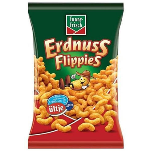 Funny- Frisch Flippies Classic Erdnussflips (Peanut Puffs) Bag 250g...