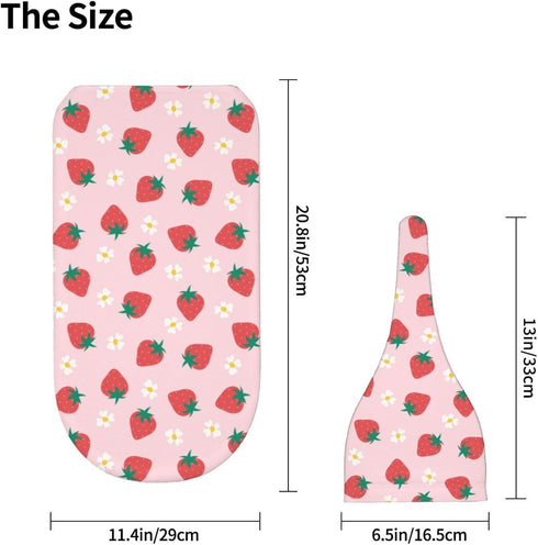 Swaddling Blanket for Baby, Sleeping Sacks, Unisex Baby Stuff with Hat, Strawberry...