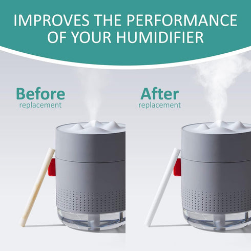 ???????? ????????????* Humidifier Cotton Stick Filter Replacement, Portable Refill Sponges, Compatible with H2O, GENIANI, USB, Travel Humidifiers ...