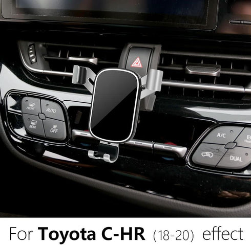 LUNQIN Car Phone Holder for Toyota C-HR CHR 2018 2019 2020 2021 2022 LE XLE Premium Nightshade Limited Auto Interior Accessories Cell Phones Mount...