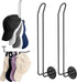 4 Pack Stainless Steel Hat Organizer for Baseball Caps, 8" Hat Rack, Space Saving Hat Holder, Multifunctional Hat Hooks with Modernist Design for ...