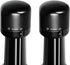 2 Pack Plastic Silicone Wine Bottle Stoppers Reusable Compact Wine Preserver Bottle Saver Wine Corks Keep Fresh Fits Any Bottle...