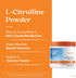 Doctors Best L-Citrulline Powder (Kyowa Quality), Supports Circulatory Health, Non-GMO, Gluten Free, Soy Free, Vegan Net Wt. 7 oz (200 Grams)...