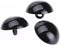 dophee 100Pcs Black Plastic Safety Eyes, DIY Craft Eyes Type Mushroom Domed Round Buttons Sewing Shank for Bear Amigurumi Crochet Puppet Plush Stu...
