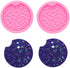 2PCS DIY Round Coaster Silicone Mold for Epoxy Resin Casting Molds Resin Coaster Mold Diameter 7cm/2.76 inch, Molds for Casting, Home Decoration...