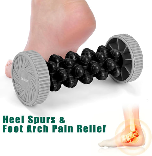 Foot Roller Massager for Plantar Fasciitis Relief, Manual Deep Tissue Foot Massager for Circulation, Pain Relief, Reflexology Trigger Point Therap...
