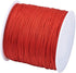 Cheriswelry 100Yard 0.8mm Braided Nylon Cord Red Beading String Thread Roll Lift Shade Cord for Jewelry Making Kumihimo Knotting Wrapping Beading ...