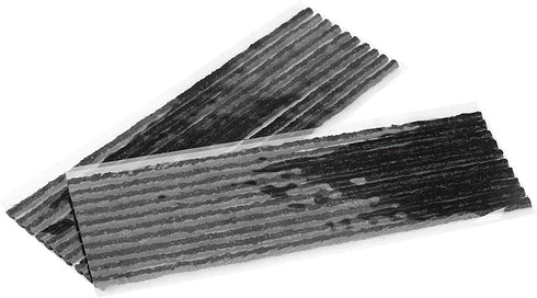 KIMISS 50pcs Tire Repair Rubber Strips, Black Tubeless Tyre Tire Puncture Repair Seal Rubber Strips Car Motorcycle 200 * 3.5mm spray on tyre punct...