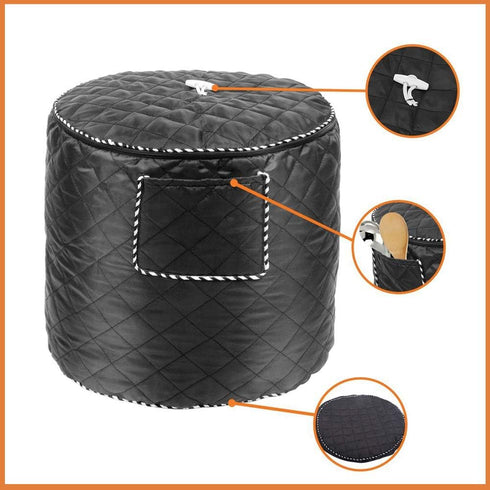 Air Fryer Cover Also for 6 Quart Instant Pot and Electric Pressure Cooker with Pocket, Dust-Proof Cover for Electric Appliance (Black)...