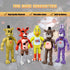 Action Figures Set, 5 Pcs Action Figures Toys, 5.5 Inches Movable Joints Collectible Toys Set with Light for Toys Dolls Gifts Cake Toppers...