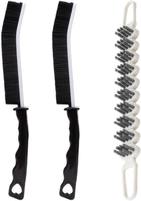 Crevice Cleaning Brush Hard Bristle Grout Cleaner Brush Scrub Brush Toilet Brush Cleaning Tools Cleaning Supplies for Household Use Bathroom Kitch...