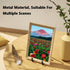 2 Pack Plate Stands for Display - 4.5 Inch Metal Square Wire Plate Holder Display Stand Picture Frame Stand Holder Easel for Book, Decorative Plat...
