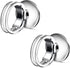 2Pcs Cell Phone Ring Holder, 3 in 1 Universal Phone Ring Stand Car Holder, Finger Grip Phone Holder and Tablet Stand Car Vent Phone Mount (Silver)...