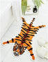 Tiger Print Rug,Cute Faux Tiger Rug Small Area Rugs for Home Decor Fluffy Animal Print Kids Carpet for Livingroom Bedroom,Orange 1.8x2.8 ft / 21.6...