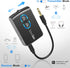 Bluetooth 5.3 Transmitter Receiver for TV Airplane to Wireless Headphones, Dual Link AptX Adaptive/LowLatency/HD Audio, 2-in-1 Bluetooth AUX Adapt...