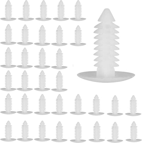 Vapor Barrier for Crawlspace 100Pcs Christmas Tree Fasteners Crawlspace Vapor Barrier Foundation Push Pins 1 Inch...
