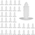 Vapor Barrier for Crawlspace 100Pcs Christmas Tree Fasteners Crawlspace Vapor Barrier Foundation Push Pins 1 Inch...