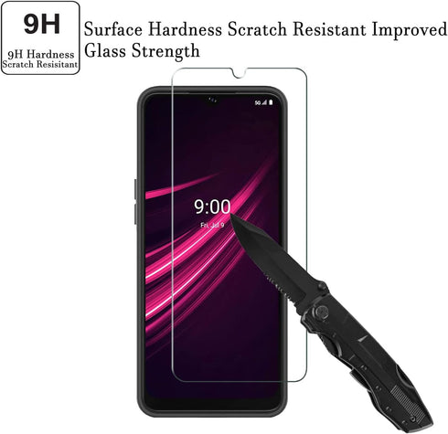 Douglass T-Mobile Revvl V+ 5G Screen Protectors (3 Pack), 9H Tempered Glass Film for T-Mobile Revvl V Plus 5G Anti-Scratch Anti-Fingerprint Glass ...