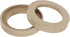 X AUTOHAUX Pair Car Beige Speaker Spacer Ring Adaptor Brackets Mounting Spacer Recess Bezel Plate Wood 77mm ID for 3.5 Inch Speakers...