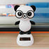 Black and White Solar Dancing Panda Bear Tiger - Shaking Dancing, Car Dashboard Ornament, Dancing Animal Figurine for Car Interior Home Desk Decor...