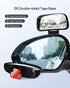blind spot mirror 2 pack, Large Side mirror blindspot with Broader vision, adjustable viewing angle, fixed with 3M adhesive...