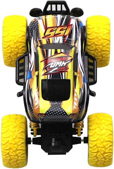 Toy Trucks for Boys Pull Back Cars for Toddlers, Alloy Toy Car Educational Toy Monster Trucks Inertia Car Toy for Boys Girls Toddler (Yellow)...