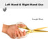 Large Gold Scissors, 9 inch Heavy Duty Stainless Steel All Purpose Scissors, Acrylic Handle, for Home and Office Use, Sewing Dressmaker Fabric She...