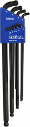 EKLIND 17609 Double-Ball-Hex-L Key allen wrench - 9pc set Metric MM sizes 1.5-10 Extra Long...