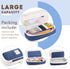 iSuperb Foldable Pencil Case Zipper Big Capacity Aesthetic Canvas Pencil Pouch Pen Bag for Kids Boys Gilrs Student School Supplies Compartments Ma...