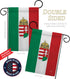 Breeze Decor Hungary Garden Flag Regional Nation International World Country Particular Area House Decoration Banner Small Yard Gift Double-Sided,...