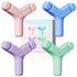 HEMILAB® 4 Pack Aligner Chewies, Y-Shaped Handheld Aligner Chewies for Invisalign, Compatible with Invisalign Braces, Aligner, Retainer...