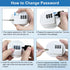 Refrigerator Lock Combination AOSITE Fridge Locks for Adults Mini Fridge Locks for Kids Refrigerator Adhesive (White 4 Pack)...