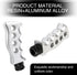 1 PC Car Shift Knob Protective Cover with Adapters, Anti-Slip Waterproof Metal Vehicle Gear Lever Decoration, Universal Manual Automotive Shift Kn...