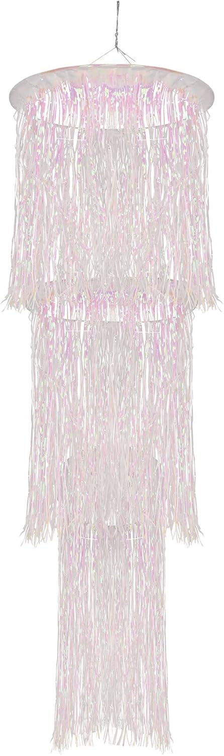 Beistle 3-Tier Shimmering Opalescent Chandelier...