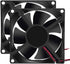 2Pcs 12V 3.14in 0.98in Fan 80mm x 80mm x 25mm Fan DC 12V 8025 Brushless Cooling Fan 80mm 25mm for Cooling PC Computer Case CPU Coolers Radiators 2...