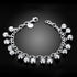 Metmejiao Charming Fashion 925 Sterling Silver Plated Bracelet Jingle Bells Bead Charm Bracelet Lady Jewelry...