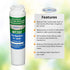 Aqua Fresh GE MSWF Water Filter Replacement Compatible with GE MSWF, 101820A, 101821B, MSWF3PK, MSWFDS, AP3997949, PC46783, PS1559689, WR02X12345 ...
