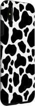 iPhone XS Max Case, Fun Black and White Cow Phone Case - Cow Print Phone Case...