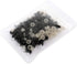 100 Pack Safety Eyes, Black Crafts Safety Eyes Spiral Solid Plastic Eyes with Washers for Bear, Doll, Puppet, Plush Animal and DIY Craft (12mm)...