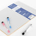 Nicpro 12 x 16 inches Lapboard Small Dry Erase Lap Board Double Sided with 3 Water-Based Pens Learning Mini Whiteboard Portable for Kid Student an...