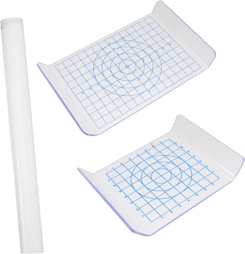 Anneome Acrylic Clay Roller Acrylic Clay Roller Clay Bar Kit 3pcs Sheet Clay Board Polymer Clay Tools Acrylic Backing Board Accessory Large Cuttin...