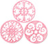 Silicone Trivet Mat - Non-Slip & Heat Resistant Kitchen Hot Pads for Countertops & Table - Kitchen Trivets for Hot Dishes & Cookware - Hot Pot Hol...