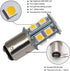 GRV Ba15d 1142 1076 13-5050SMD Warm White LED Bulb AC/DC12V-24V RV Light Bulbs Interior,Replacement for 12Volt Turn Single Light Bulb,Travel Trail...