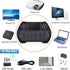 BL Mini Wireless Keyboard Remote Control with Touchpad Mouse Combo, Backlit 2.4GHz Mini Keyboard Wireless USB Dongle Rechargeable Li-ion Battery f...