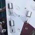 6PCS Empty Nail Polish Bottles with Brush, Empty Refillable DIY Glass Nail Polish Bottles with Funnel & Mixing Balls (15ML, Silver)...