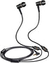 Anti-Radiation Headphones Air Tube Headset Radiation Free Earbuds with Microphone Binaural Acoustic Stereo Alumium Metal Housing Wired in-Ear Hand...