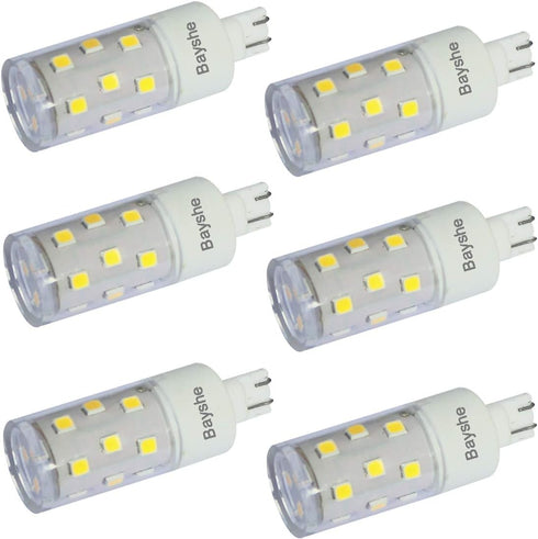 T10 Wedge Base LED Light Bulb 5watt(6000K Daylight White) Equivalent to 50W Halogen 12VAC/DC for Camper RV Tailer Outdoor Landscape Patio Path Dri...