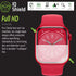 IQShield Screen Protector Compatible with Apple Watch Series 9/8/7 (45mm)(6-Pack) Anti-Bubble Clear TPU Film...