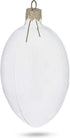 Set of 6 Clear Glass Egg Ornaments DIY Craft 4 Inches...